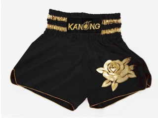 KANONG 泰拳 短褲婦女 : KNSWO-403-黑色